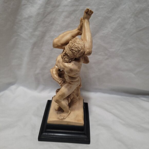 SOLD! G. Ruggeri Sculpture Italy Mythology Nude Hercules Diomedes Vintage 60's - Picture 7 of 16